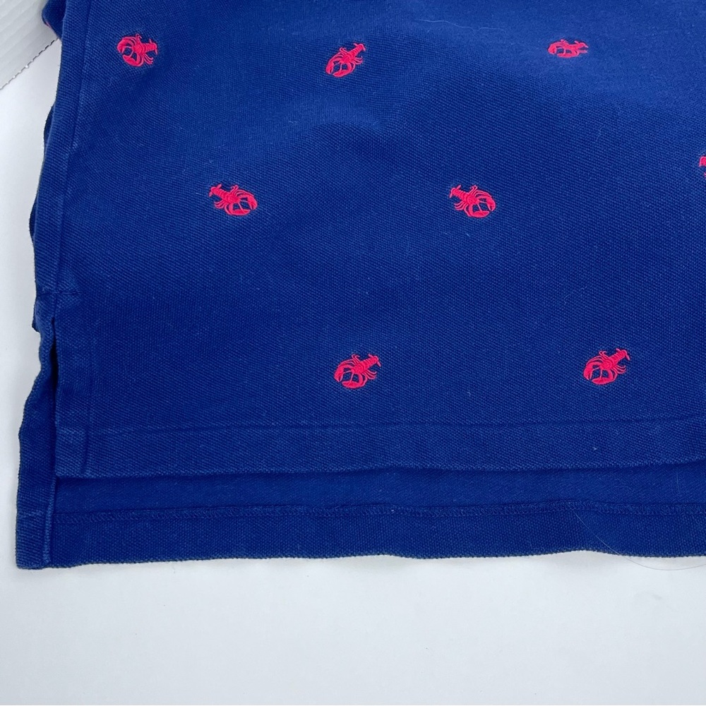 Polo Ralph Lauren Men's Custom Fit Polo with Embroidered Lobsters Size XL Preppy - Picture 8 of 10